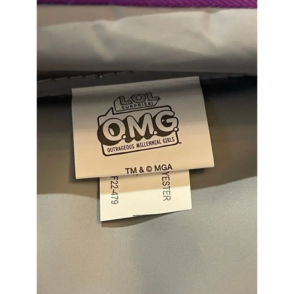 MGA KIDS LOL OMG INSULATED REUSABLE LUNCH BAG FOR GIRLS NWT